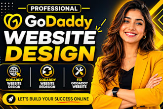 design godaddy website redesign godaddy website design develop godaddy