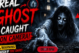 create viral horror thumbnails for your channel