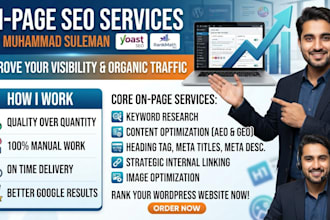 do complete on page SEO with rankmath for higher rankings