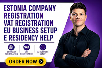 estonia company registration vat registration eu business setup e residency help