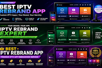 rebrand iptv apps, smarter apk, ibo player, nextv, xciptv for android,  smart TV