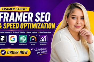 do framer SEO, GEO, aeo and speed optimization for better rankings