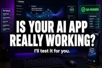 do QA testing and validation for your ai powered application