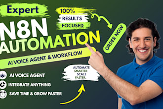 n8n automation, n8n ai voice agent and n8n workflow