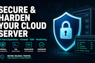 set up, secure and harden your cloud server