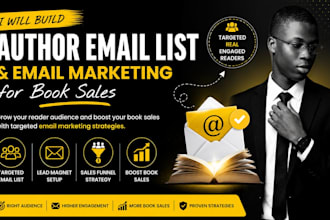 build targeted author email marketing for book sales