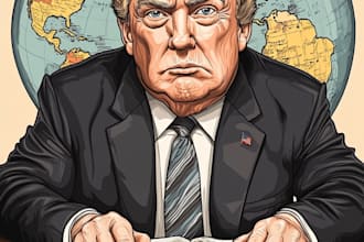 create digital political cartoon for political cartoon