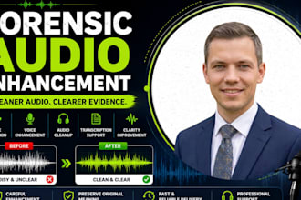 forensic audio editing enhancement voice isolation audio cleanup sound editing