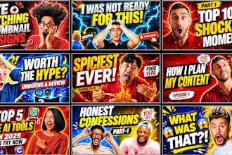 design viral youtube thumbnails