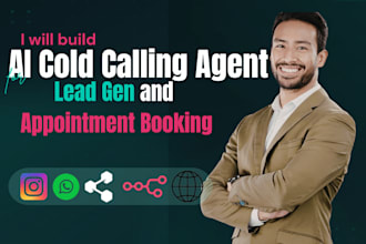 build ai cold calling agent, ai chatbot, ai automation, ai voice agent, ai agent