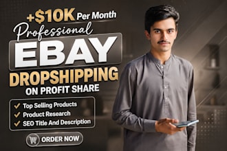 do expert ebay dropshipping on profit share