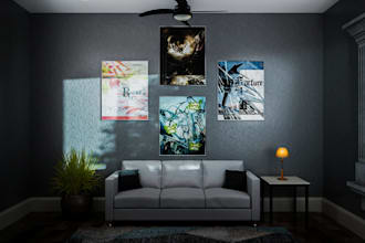 create y2k, metalheart poster designs