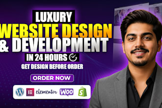 build luxury website design and website development