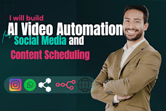 build an ai video automation system to post on social media