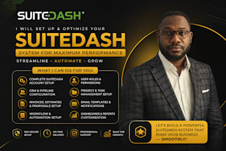 setup suitedash client portal CRM onboarding and automation  suite dash