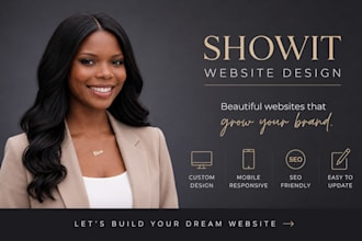 design a luxury showit website for coaches, creatives, and entrepreneurs