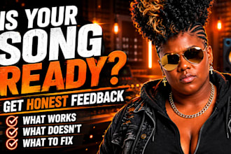 professionally review your song and give honest feedback