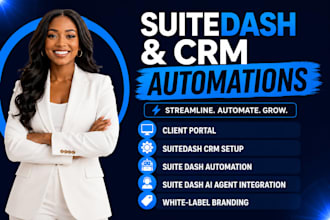 suitedash client portal, suitedash automation, dashboard, workflow, onboarding