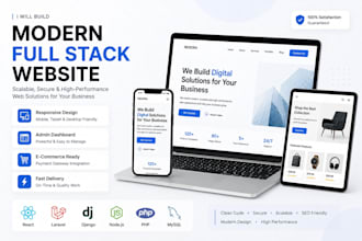 build a modern full stack website