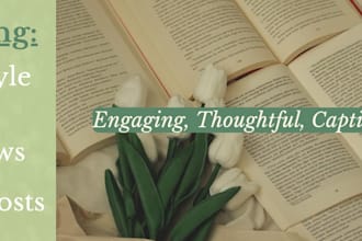 write an engaging lifestyle article