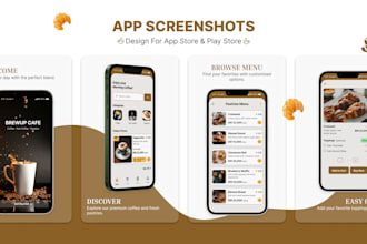 create modern mobile app screenshot showcases