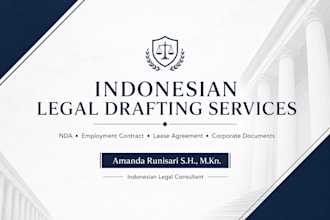 draft professional legal contracts under indonesian law