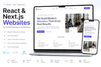build a modern nextjs business website with contact form and SEO
