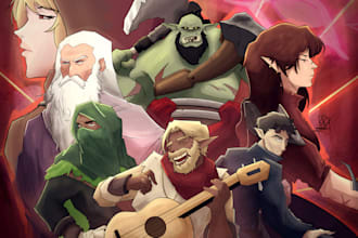 design unique characters for your game, stream or brand