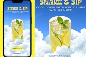 design modern and aesthetic flyers