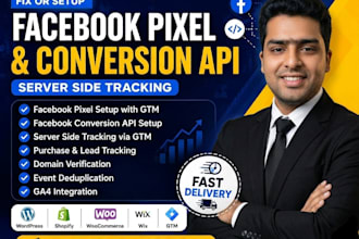 setup facebook pixel and conversion api server side tracking