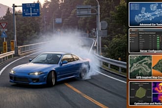 custom beamng car tuning server setup real life map track