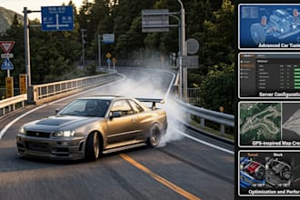 custom beamng car tuning server setup real life map track