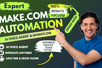 fix make com scenario, make come automation, n8n automation and ai automation