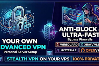set up a secure and fast personal VPN server on your vps