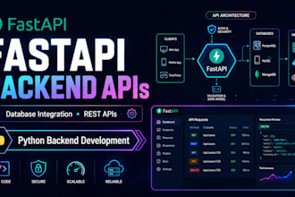 develop fastapi backend apis and database integrations