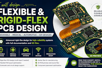 design flexible rigid flex pcb for wearable medical automotive and iot devices