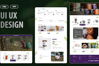 design clean UI interface for websites in figma
