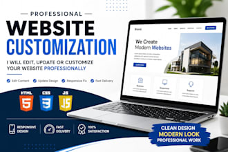 edit and update your website