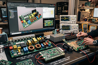 design power electronics pcb, dc dc converter smps, bms and motor driver systems