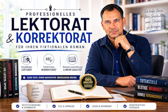ich formatierung und lektorat, korrektorat, fur fiktionale buch