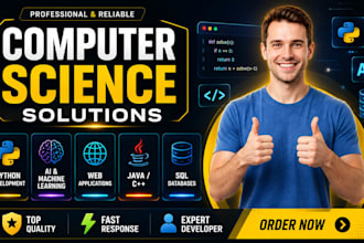 do computer science assigned, java, python programming tasks