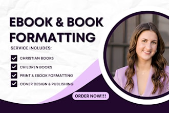 book formatting for amazon kdp, layout design, paperback kindle ebook formatting