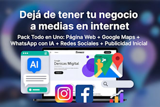 creo la presencia digital completa para tu negocio