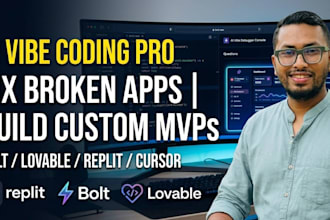 build, fix, and scale ai vibe coding bolt and lovable apps