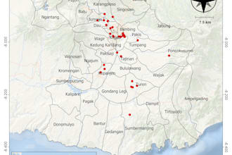 create publication ready study area and gis maps