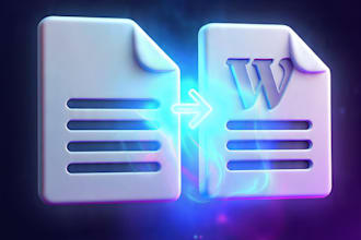 do fast PDF to word conversion and ms word typing