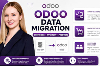 do odoo data migration migrate customers, inventory and products from old erp