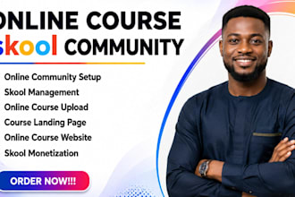 setup and manage your skool community, course creation and automation