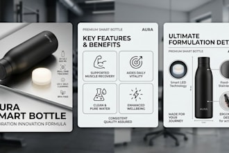 make product card for online shops and markets