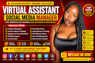 be instagram assistant email assistant canva virtual assistant admin support